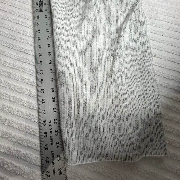 Kd. Spring Women's Striped Pattern Pull On High Rise Wide Leg Pants Gray Large - Picture 8 of 10